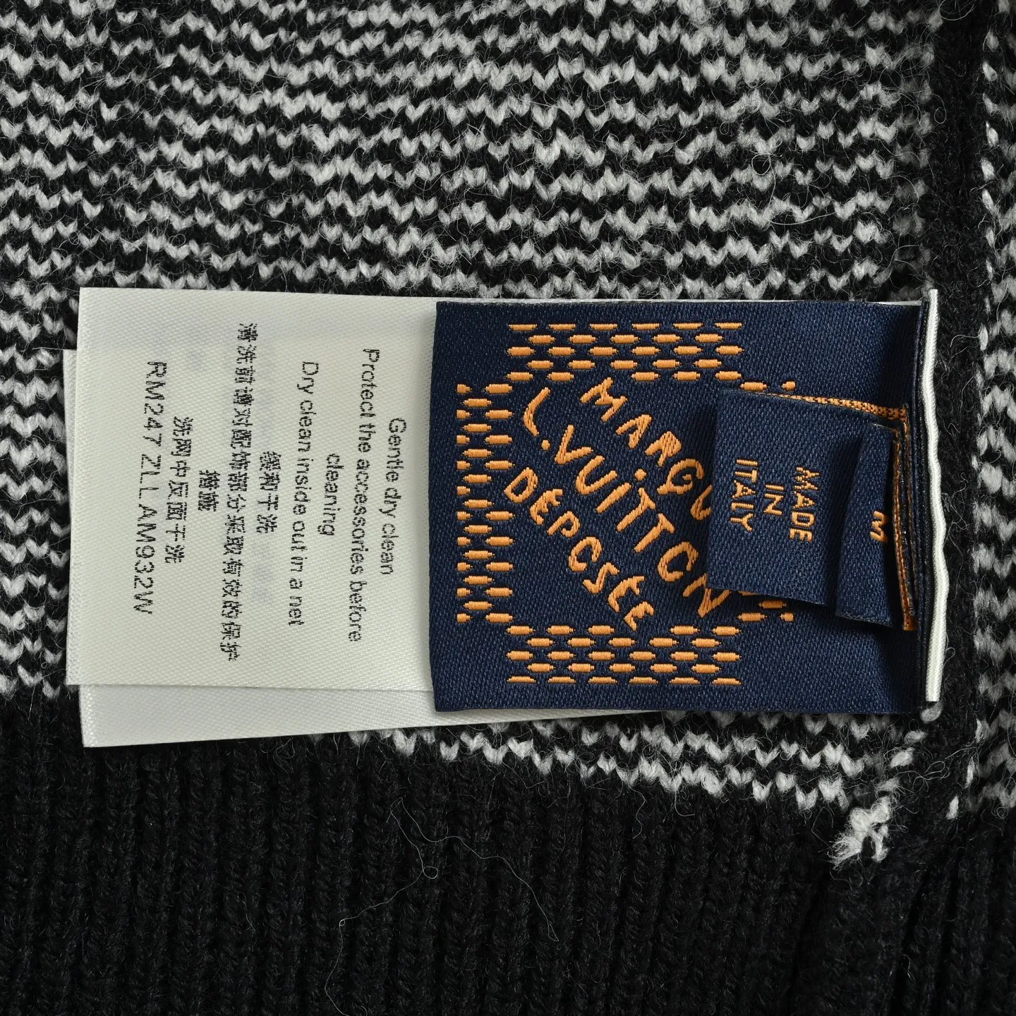 Louis Vuitton/Louis Vuitton full-frame presbyopic logo mohair sweater